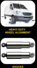 SHOCKS       HEAVY DUTY  WHEEL ALIGNMENT
