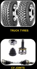 CV JOINTS  TRUCK TYRES