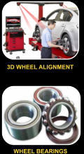 WHEEL BEARINGS  3D WHEEL ALIGNMENT